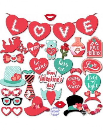 Valentines Photo Props Banner Decorations